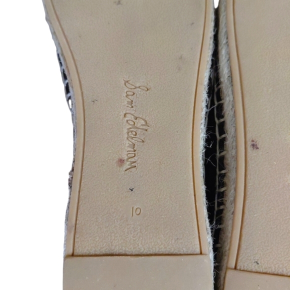 Sam Edelman Brown and Cream Espadrilles with Elegant Design - Picture 9 of 11